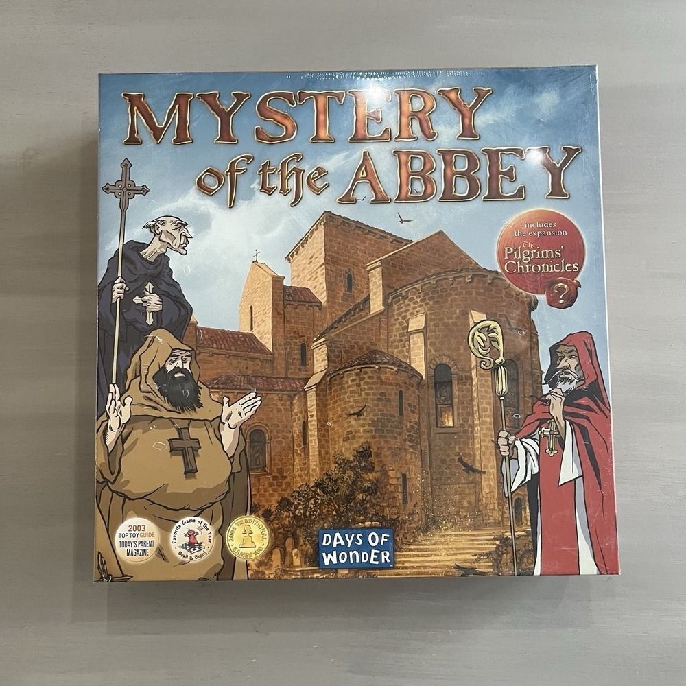 Mystery of the Abbey+Pilgrims Chronicles Expansion Game Days of Wonder SEALED